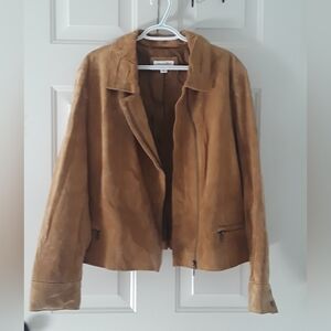 Coldwater Creek Suede Leather Jacket